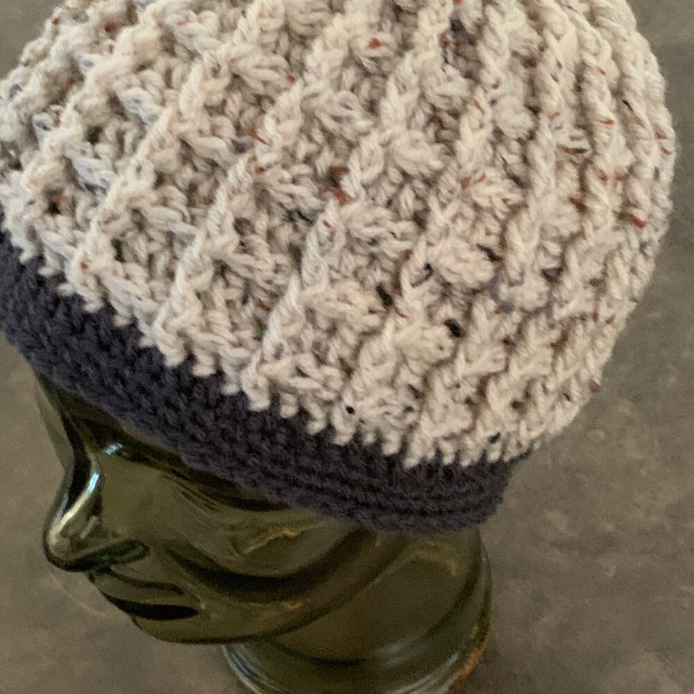 #2- Hand Crafted Men's Beanie - Picture 3 of 8